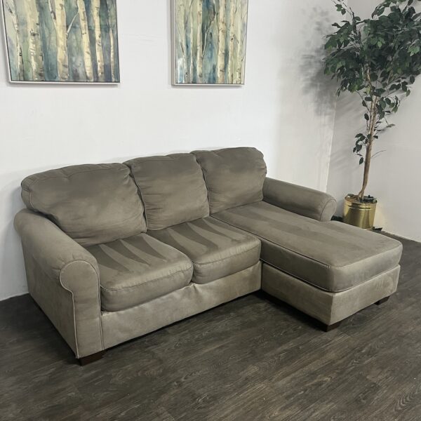 Ashley Furniture Reversible Chaise Sectional Sofa - Image 2