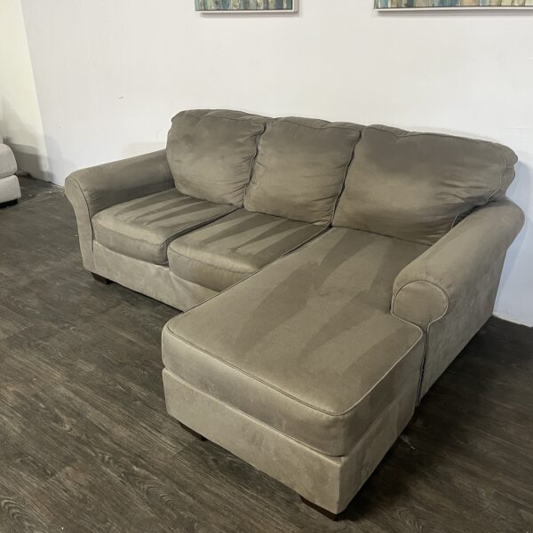 Ashley Furniture Reversible Chaise Sectional Sofa - Image 3