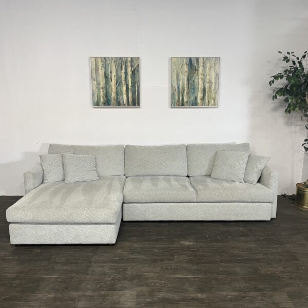 Bassett Left Chaise Sectional Couch