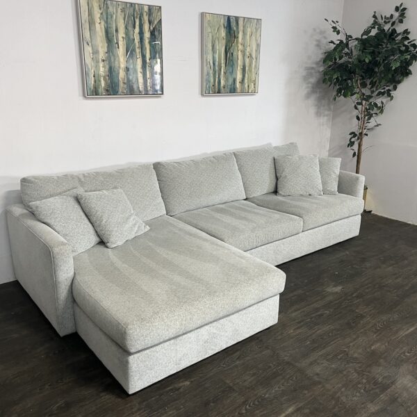 Bassett Left Chaise Sectional Couch - Image 2