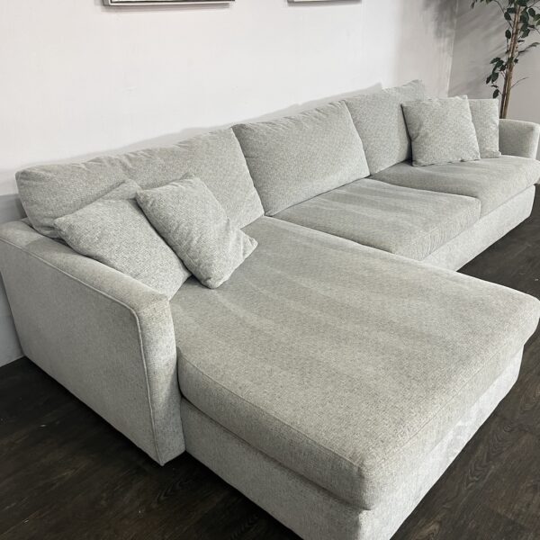 Bassett Left Chaise Sectional Couch - Image 6