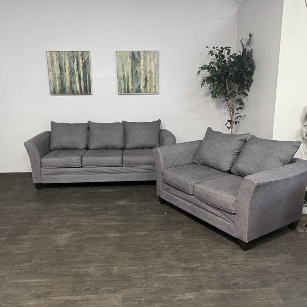 Ashley Furniture Gray Sofa Set