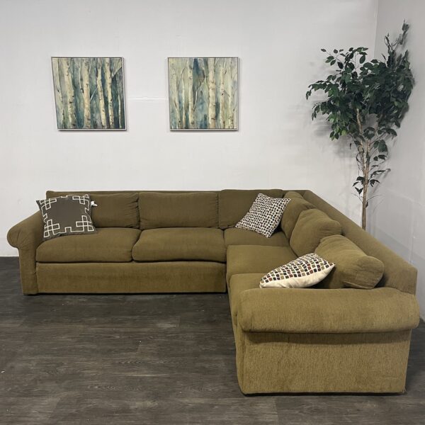 Brown 2 Pc Sectional Couch