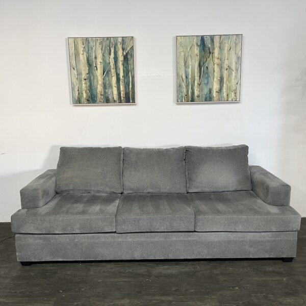 Gray 3 Seat Sofa
