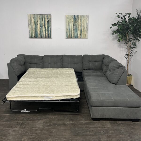 Ashley Furniture 2 Pc Sleeper Sectional - Image 2