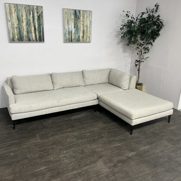 West Elm Andes 3pc Sectional - Image 4