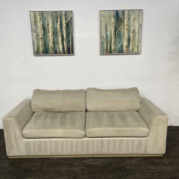Beige Deep Seated Sofa