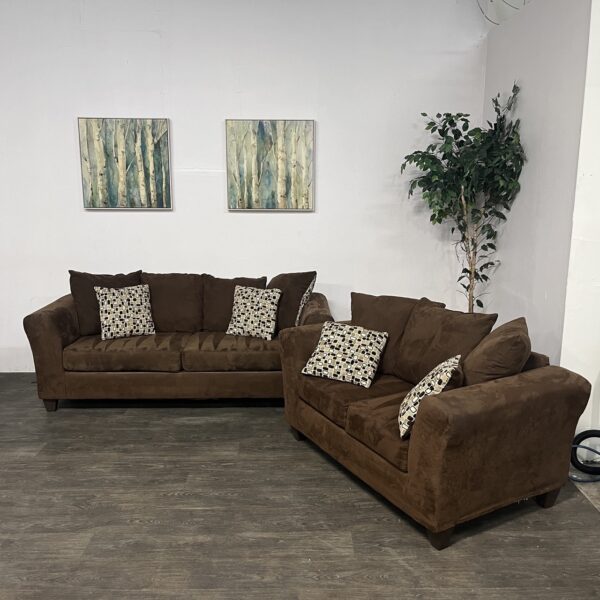 Brown Sofa Set