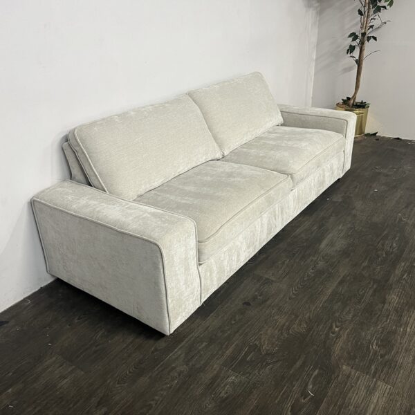 80” Cream Couch Sofa - Image 3