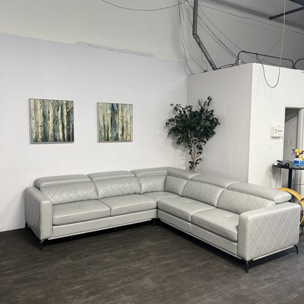 Sofia Vergara Leather Sectional