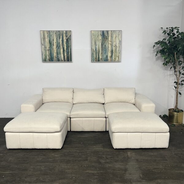 Cream Modular Sectional