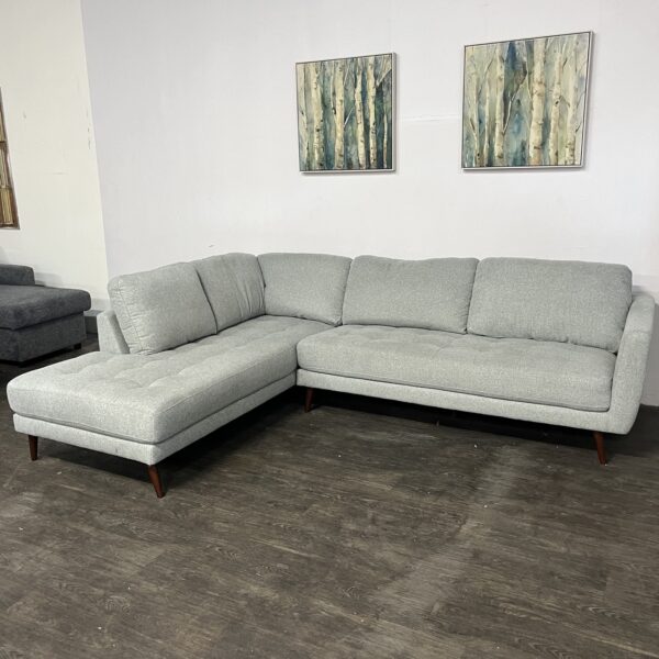 Gray MCM Sectional - Image 3