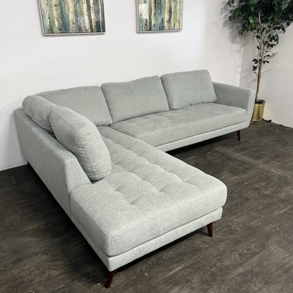 Gray MCM Sectional - Image 2