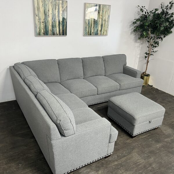 Gray Thomasville Sectional - Image 2