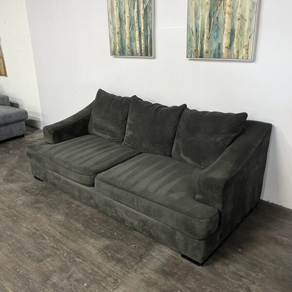 Brown Deep Seated Sofa - Image 2