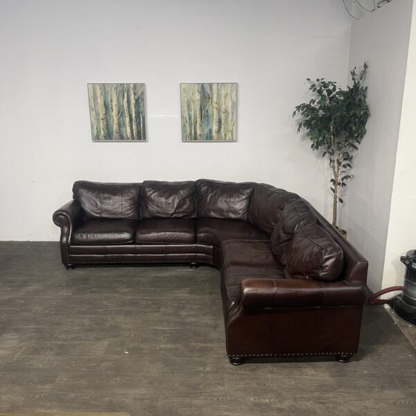 Havertys Leather Sectional