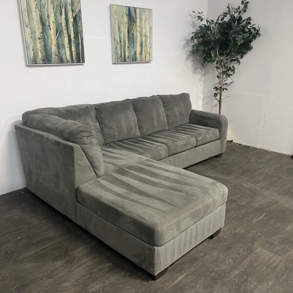 Ashley Furniture Gray L Sectional - Image 2
