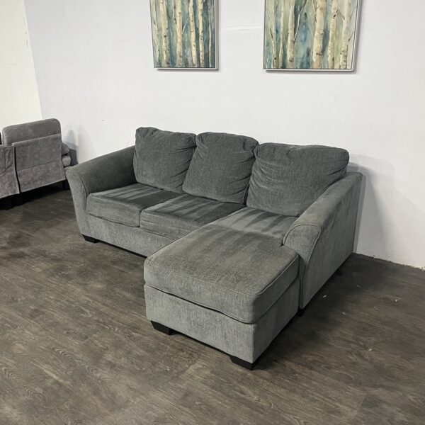Gray Reversible Chaise Sleeper Sofa - Image 2