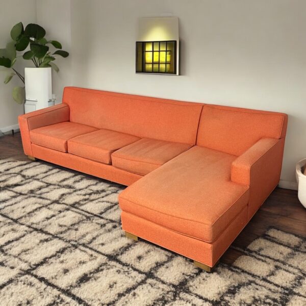 Mitchell Gold + Bob Williams Orange Sectional