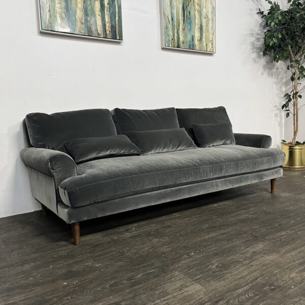 Interior Define Maxwell Apartment Sofa Gray