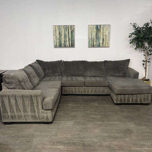 Gray Ashley Furniture 3 Piece Sectional