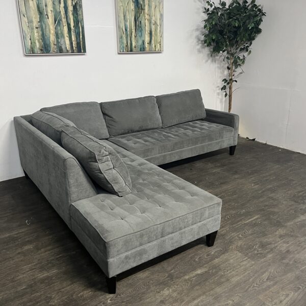 Z Gallerie Vapor Sectional - Image 2