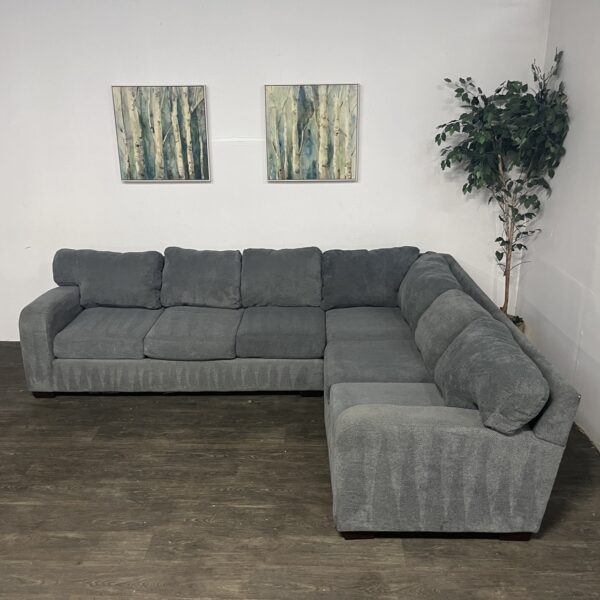 Blue/Gray Corner Sectional