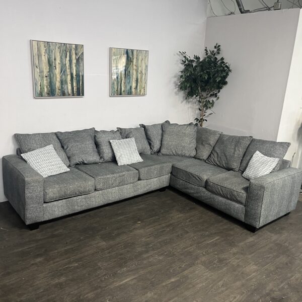 Rooms To Go Gray Corner Sectional