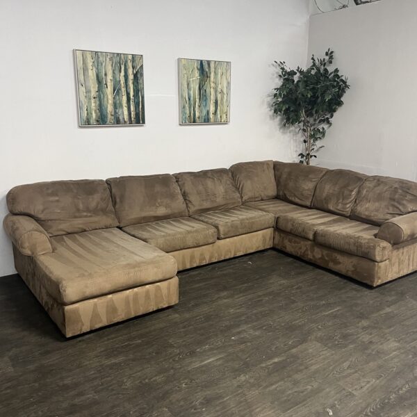 Ashley Furniture Brown 3 Pc Sectional