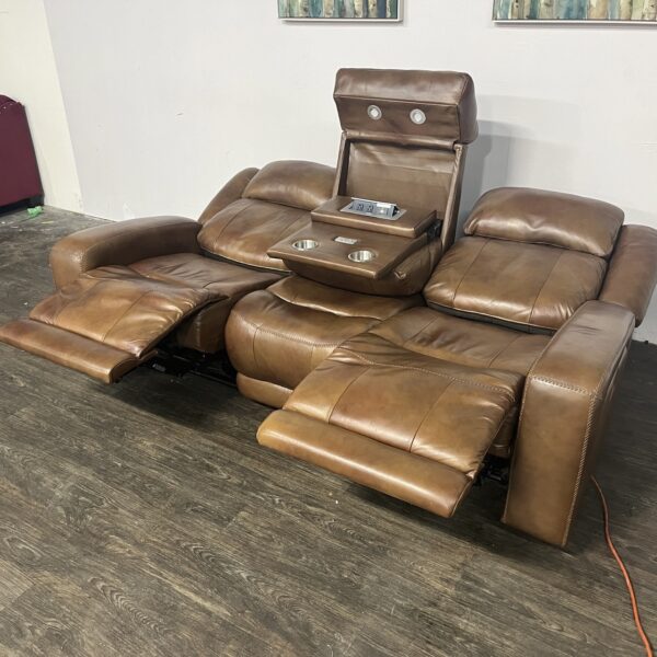 Haverty's Power Recliner 3 Seat Sofa - Image 3