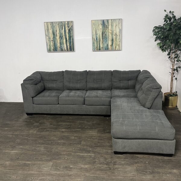 Gray Ashley Furniture L-Shaped Sectional