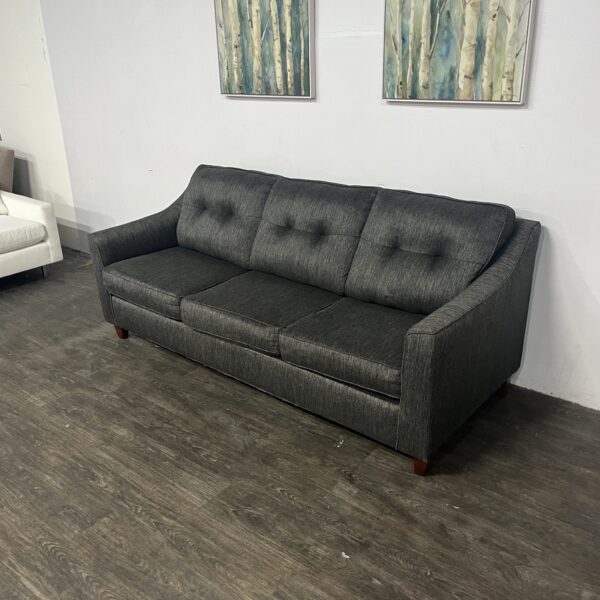 Gray Slope Arm 3 Seat Sofa - Image 2