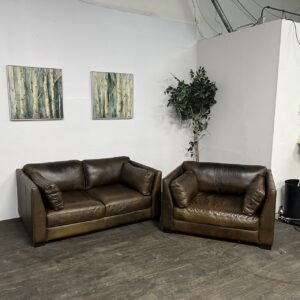 Leather Sofa Set