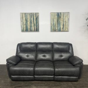 Leather Recliner 3 Seat Sofa