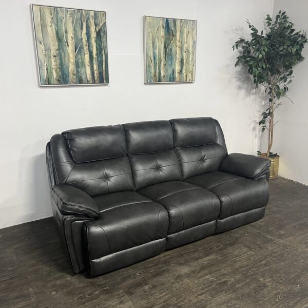 Leather Recliner 3 Seat Sofa - Image 4