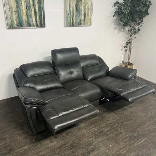 Leather Recliner 3 Seat Sofa - Image 2