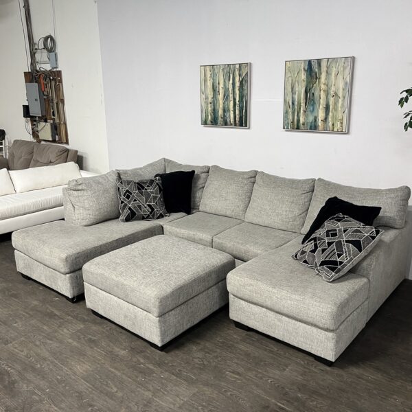 Ashley Furniture U Shaped Sectional  Storage Ottoman - Image 2