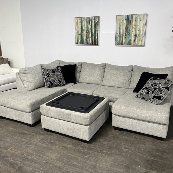 Ashley Furniture U Shaped Sectional  Storage Ottoman - Image 3