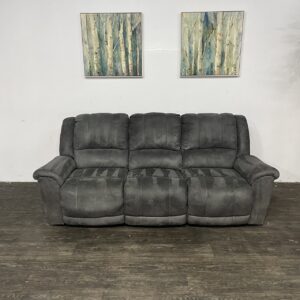Gray 3 Seat Manual Recliner Sofa