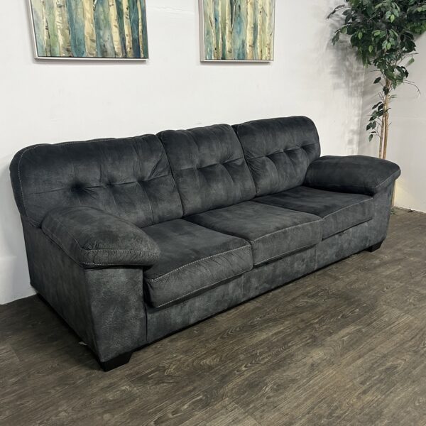 Gray 3 Seat Sofa - Image 3