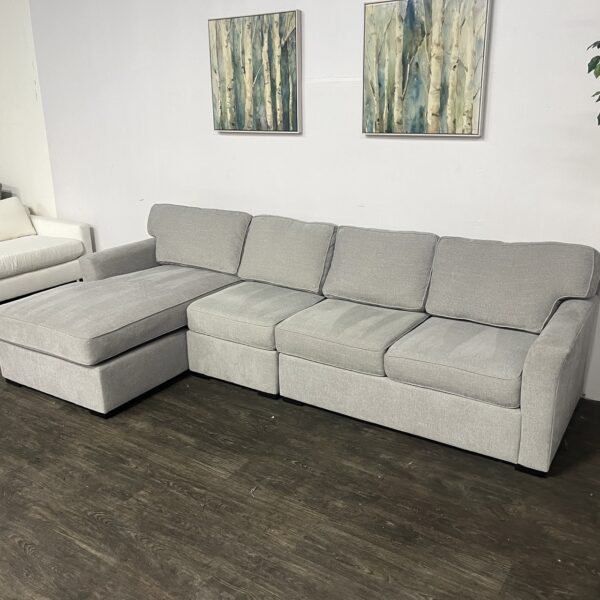 Living Spaces Chaise Sectional - Image 2