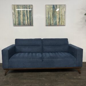 Blue MCM 2 Seat Sofa