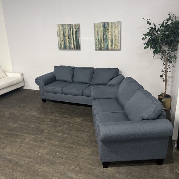 Blue Sofa Set - Image 2