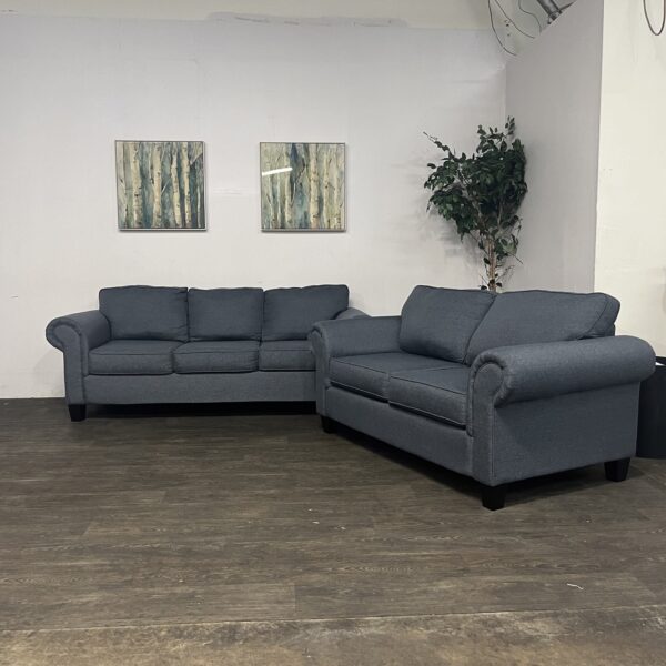 Blue Sofa Set