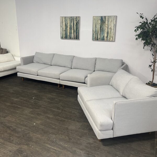 Living Spaces 4 + 2 Couch Set - Image 2