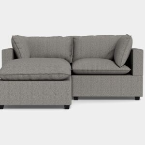 Albany Park Kova Sofa 86" + Ottoman in Gray