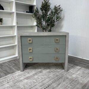 Century Liza 3 Drawer Dresser in Coastal Blue