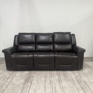 Leather Power Recliner Sofa