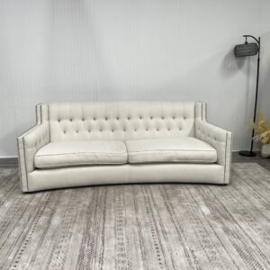 Universal Furniture Curved Tufted Sofa