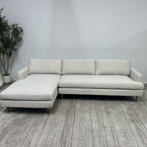 Albany Park Lido Chaise Sectional - Alabaster